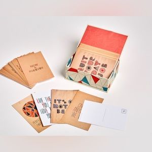 Set of postcards with word art. By Scott albrecht